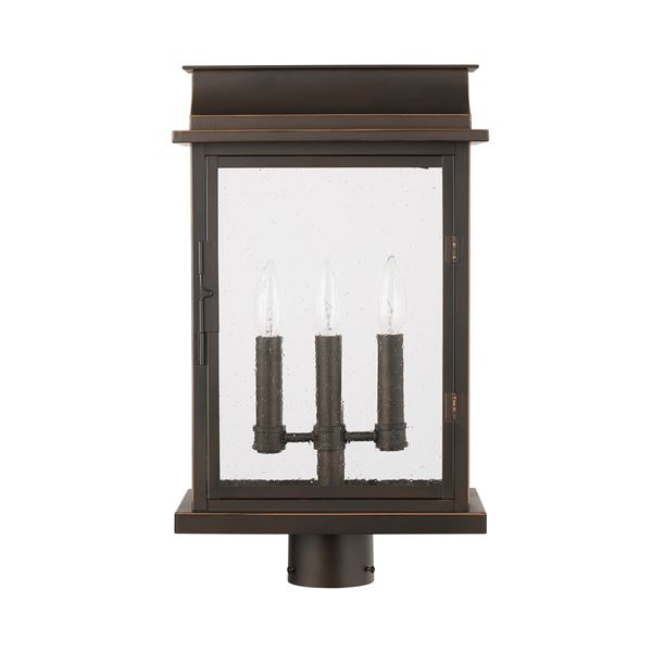 3-Light Outdoor Post-Lantern