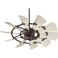 Quorum Windmill 44" Ceiling Fan - Oiled Bronze - 94410-86