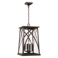 Capital Lighting Marshall 4-LT Outdoor Hanging-Lantern - Oiled Bronze - 946542OZ