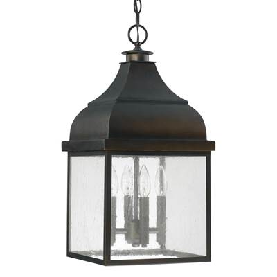 4-Light Outdoor Hanging-Lantern