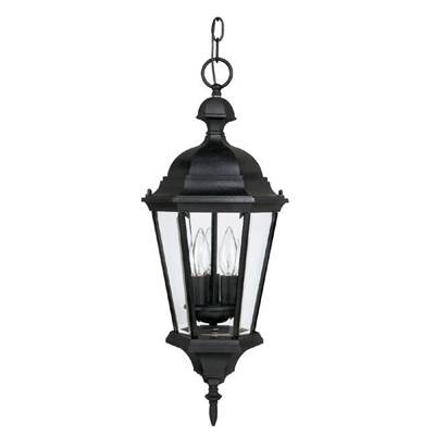 3-Light Outdoor Hanging-Lantern