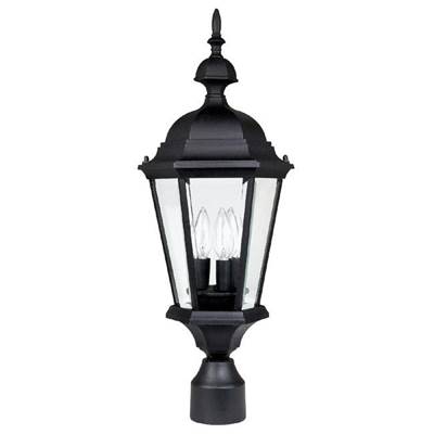 3-Light Outdoor Post-Lantern