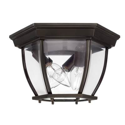 3-Light Outdoor Flush Mount