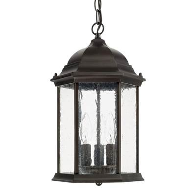 3-Light Outdoor Hanging-Lantern