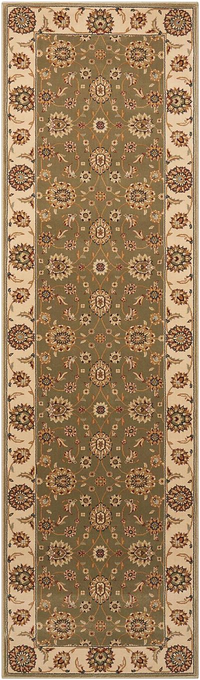 Persian Crown Green Area Rug