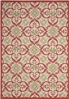 Caribbean Iv/Rust Indoor/Outdoor Area Rug