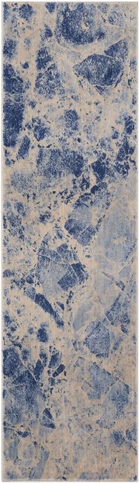Somerset Silver/Blue Area Rug
