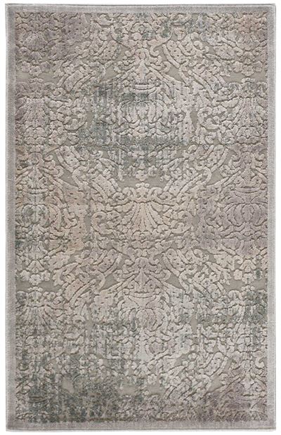 Graphic Illusions Grey Area Rug