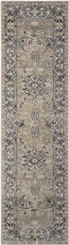 Kathy Ireland Malta Ivory Blue Area Rug