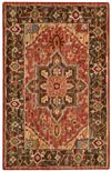 Living Treasures Rust Area Rug