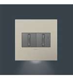 Legrand adorne Accent Nightlight, 2-Gang - AAAL2G2