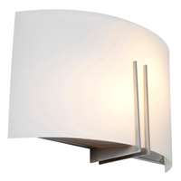Access Lighting Prong Wall Light - Brushed Steel - 20447LEDDLP-BS/WHT