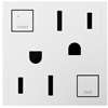 Legrand Adorne Tamper-Resistant GFCI Self-Test Outlet (15 Amp) - White - AGFTR2152W4