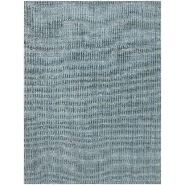 Andaman Aqua Hand-Woven Rectangular Area Rug 3'x5'