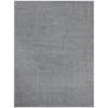 Andaman Grey-Blue Hand-Woven Rectangular Area Rug 5'x8'