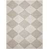 Amanya Ivory Hand-Tufted Rectangular Accent Rug 2'x3'