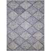 Amanya Navy Hand-Tufted Rectangular Area Rug 5'x8'