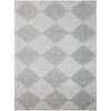 Amanya Aqua Hand-Tufted Rectangular Area Rug 5'x8'