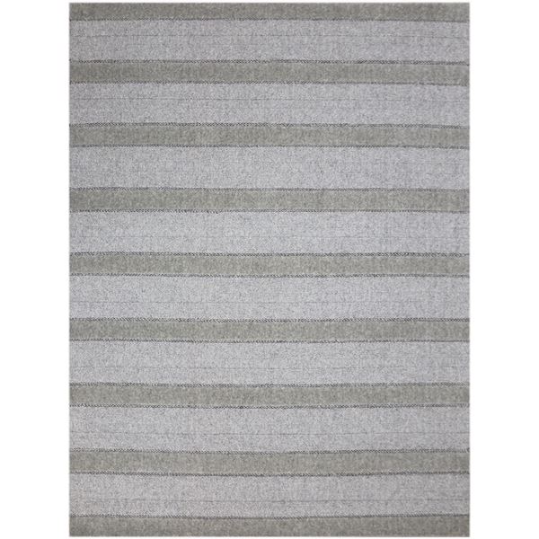 Birkdale Light Gray Hand-Woven Rectangular Area Rug 10'x14'