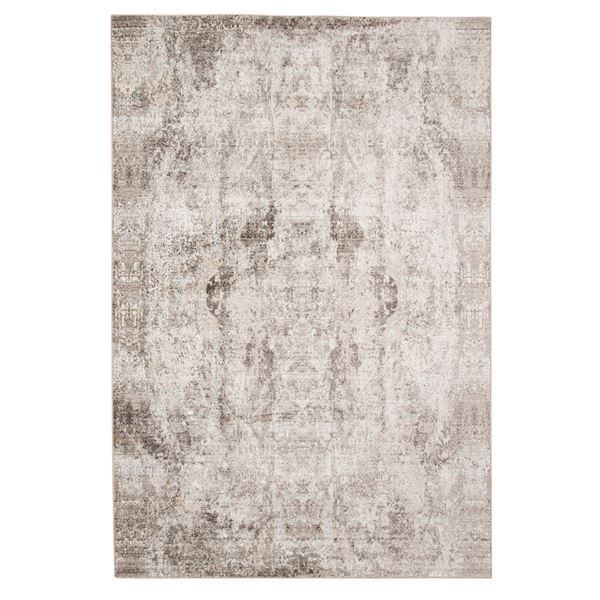 Cambridge Gray Pattern Rectangular Area Rug 3'11"X 5'7"