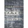 Caribe Blue Geometric Runner Rug 2'1"x6'4"