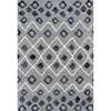 Caribe Navy Geometric Rectangular Accent Rug 2'1"x3'1"