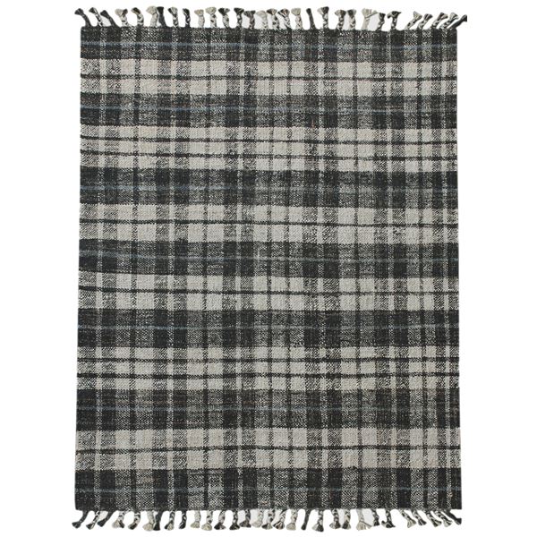 Hampton Gray Hand-Woven Rectangular Accent Rug 2'x3'