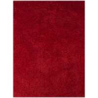 Illustrations Red Solid Rectangular Accent Rug 2'x3'