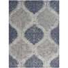 Kanoka Blue Hand-Tufted Rectangular Area Rug 5'x8'