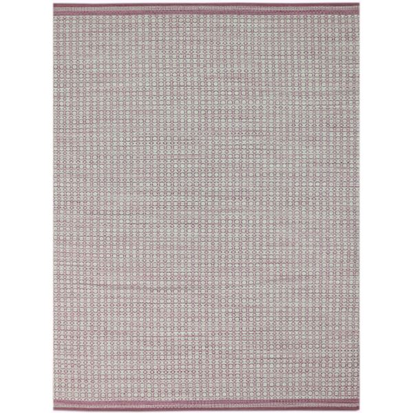 Loft Pink Flat-Weave Rectangular Accent Rug 2'x3'