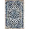 Manhattan Teal Bordered Runner Rug 2'6"x7'6"