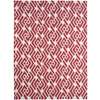 Piazza Pink Geometric Rectangular Area Rug 5'x7'6"