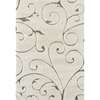 Sirocco Cream Floral Rectangular Area Rug 7'9"x9'9"