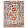 Sanya Red-Yellow Bordered Rectangular Area Rug 5'1"x7'6"