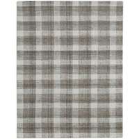 Tartan Tan Hand-Tufted Rectangular Area Rug 8'x10'