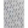 Vector Gray Hand-Tufted Rectangular Accent Rug 2'x3'
