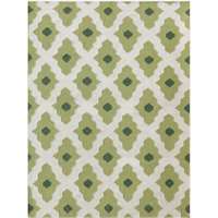 Zara Green Flat-Weave Rectangular Accent Rug 2'x3'