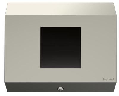 Legrand adorne Control Box, 1-Gang, No Devices in Titanium Finish - APCB4TM1