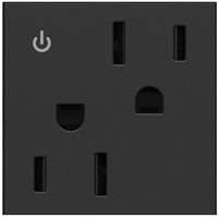 Tamper-Resistant Dual Controlled Outlet,15A