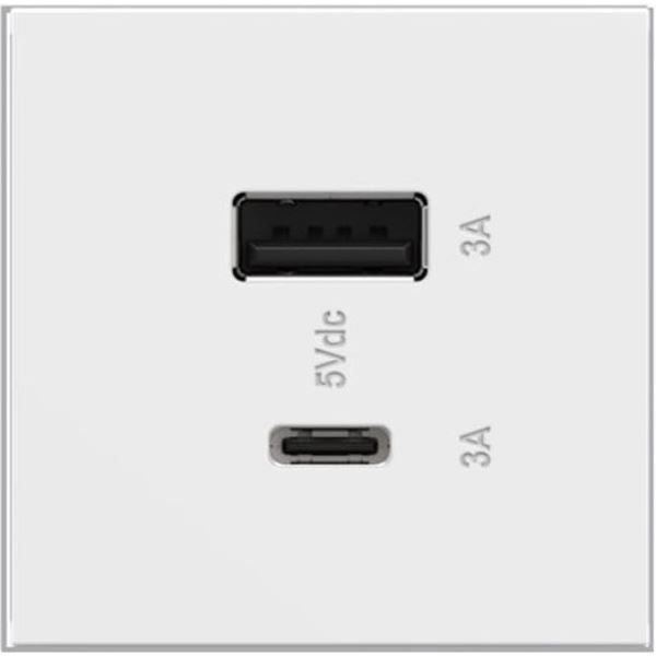 Full-Size Hybrid A/C USB Outlet