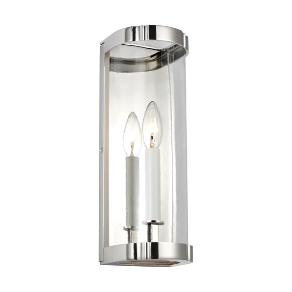 1-LT Clear Glass Sconce