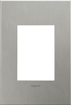 Legrand adorne Brushed Stainless Steel Switch Plate in Brushed Stainless Steel Finish - AWC1G3BS4