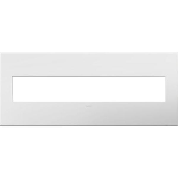 Gloss White 6-Gang Wall Plate - AWP6GWH1