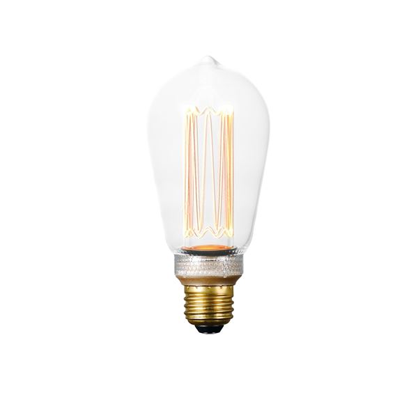 LED Bulb - 3.5W Dimmable E26 ST64 Classic Pattern Clear
