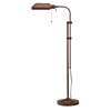 Pharmacy Floor Lamp with Adjustable Pole