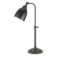 Cal Lighting Pharmacy Table Lamp with Adjustable Pole - Dark Bronze - BO-2032TB-DB
