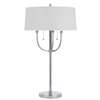 Lesina Metal Floor Lamp with Linen Shade