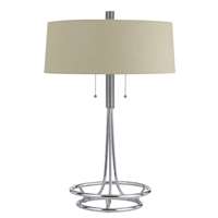 Cal Lighting Lecce Metal Table Lamp with Burlap Shade - BO-2744TB