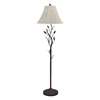 3-Way Hand Forged Iron Floor Lamp