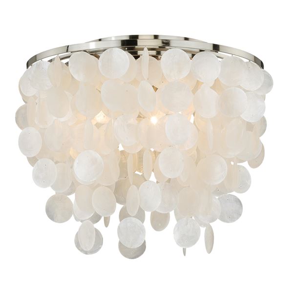 Elsa Capiz Shell 16" Flush Mount